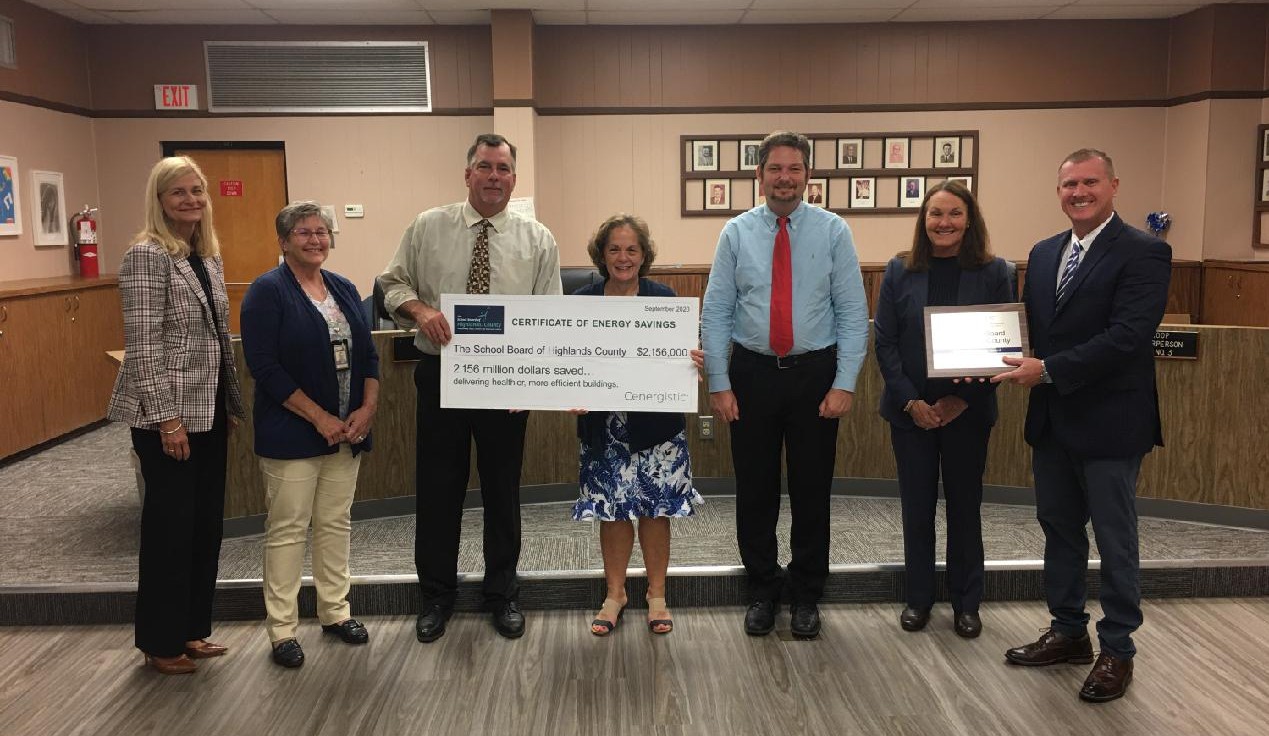 The School Board of Highlands County Receives Energy Excellence Award ...